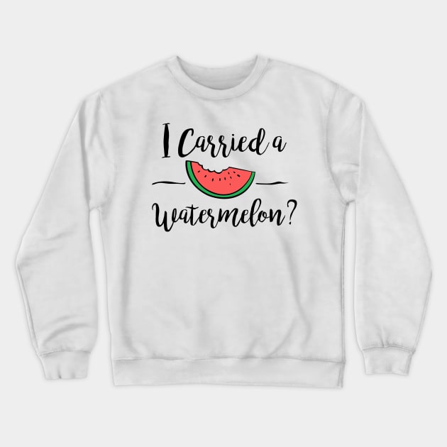 I carried a watermelon Dirty Dancing Crewneck Sweatshirt by Teezer79